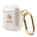 Guess GUA2UCG4GD AirPods 1/2 cover gold/gold Glitter Collection