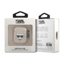 Karl Lagerfeld KLA2UCHGD AirPods 1/2 cover gold/gold Glitter Choupette