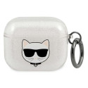 Karl Lagerfeld KLA3UCHGS AirPods 3 cover silver/silver Glitter Choupette