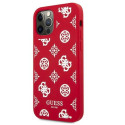 Guess GUHCP12LLSPEWRE iPhone 12 Pro Max 6.7" red/red hard case Peony Collection