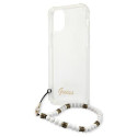 Guess GUHCP12LKPSWH iPhone 12 Pro Max 6.7" Transparent hardcase White Pearl