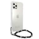 Guess GUHCP12LKPSBK iPhone 12 Pro Max 6.7" Transparent hardcase Black Pearl