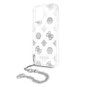 Guess GUHCP12LKSPESI iPhone 12 Pro Max 6.7" silver/silver hardcase Peony Chain Collection