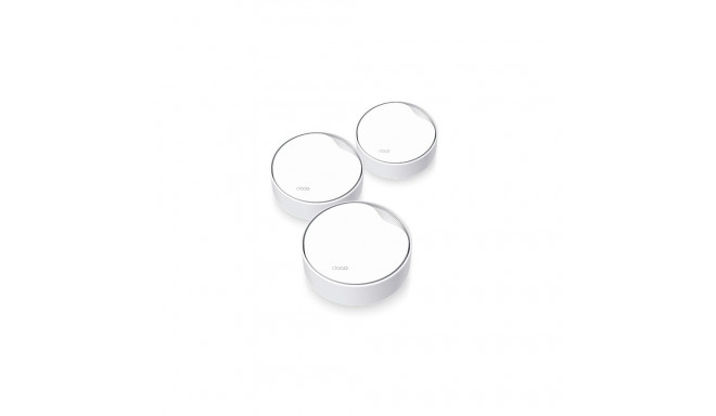 Wireless RouterTP-LINKWireless Router3-pack3000 MbpsMeshWi-Fi 61x10/100/1000M1x2.5GbEDHCPDECOX50-POE