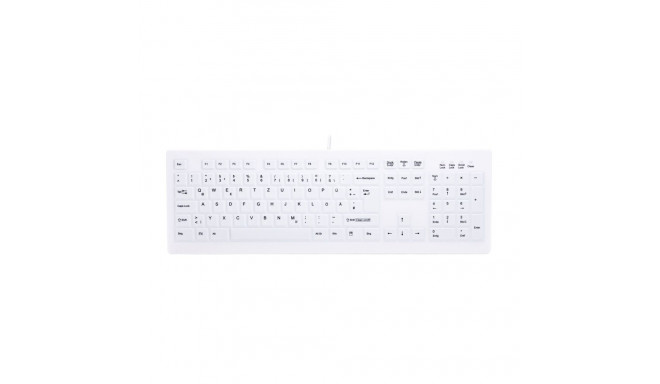 Contour Design Active Key Contour ClassicClean Medical Keyboard Removable Cover Full-Size Wired Whit