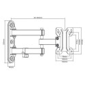 Maclean monitori kinnitus 13-23" 30kg MC-740