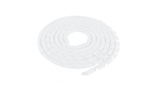 QOLTEC 52263 Qoltec Cable organizer 16mm 10m White