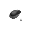 Logitech M190 Full-Size Wireless Mouse, RF Wireless, 1000 DPI, Charcoal