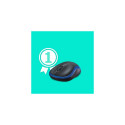 Logitech M185 Wireless Mouse, RF Wireless, 1000 DPI, Black/Blue