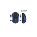 Logitech M185 Wireless Mouse, RF Wireless, 1000 DPI, Black/Blue