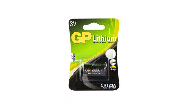 82-531# Bateria litowa 3v`cr123a gp blister 16,8x34,5mm