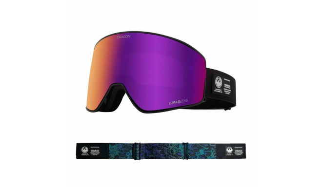 Slēpošanas Brilles Snowboard Dragon Alliance Pxv2 Lumalens Midnight Melns