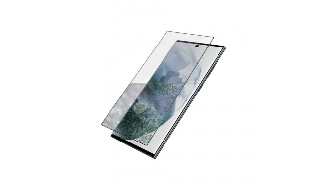 PanzerGlass | Samsung | Galaxy S22 Ultra | Tempered glass | Black | Case friendly. Compatible with u
