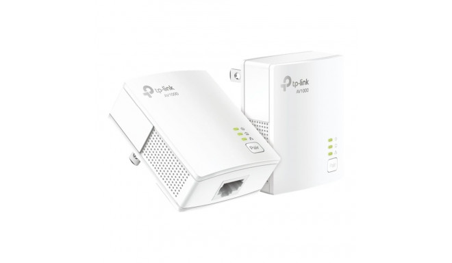 TP-LINK | Gigabit Powerline Starter Kit | TL-PA7017 KIT | 10/100/1000 Mbit/s | Ethernet LAN (RJ-45) 