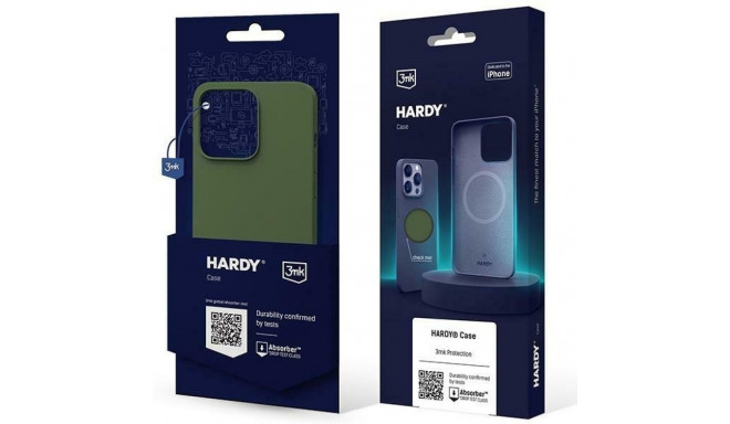 3MK Hardy Case iPhone 15 Plus / 14 Plus 6.7" green/alpine green MagSafe