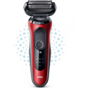 Braun Series 6 61-R1200s Foil shaver Trimmer Black Red