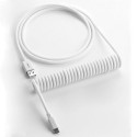 CableMod Classic Coiled Keyboard Cable USB-C to USB Type A, Glacier White - 150cm CableMod Classic Coiled Keyboard Cable USB-C to USB Type A, Glacier White - 150cm