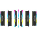 Corsair DDR5 64GB - 6000 - CL - 40 - Dual-Kit - DIMM, CMH64GX5M2B6000Z40, Vengeance RGB, EXPO, black
