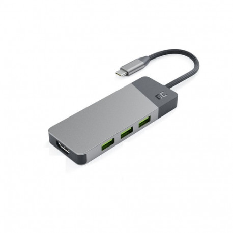 Green Cell jaotur Connect 7in1 (3xUSB-A 3.1 HDMI 4K 60Hz USB-C PD 85W)