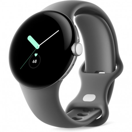 Nutikell Google Pixel Watch LTE, Polished Silver/Charcoal