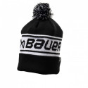 Bauer Team Ribbed Pom Winter Hat SR 1063358 (czerwony)