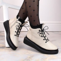 Filippo W PAW482 beige insulated leather platform boots (41) Filippo W PAW482 beige insulated leather platform boots (41)