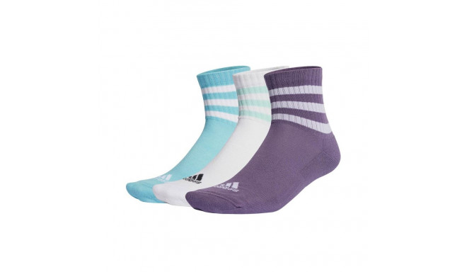 Adidas 3-Stripes Cushioned Sportswear Mid-Cut Socks 3P IJ8263 (37-39)