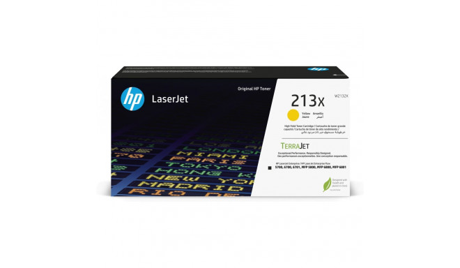 "HP Toner 213X W2132X Gelb bis zu 6.000 Seiten"