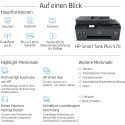 "T HP Smart Tank Plus 570 Tintenstrahldrucker 3in1/A4/WiFi/Bluetooth/ADF"