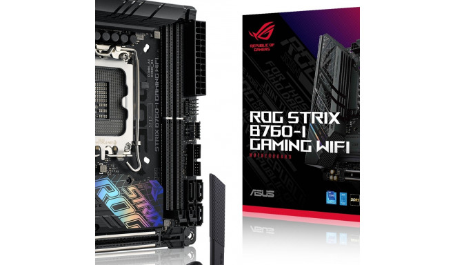 "1700 ASUS MB ASUS ROG STRIX B760-I GAMING WIFI DDR5 ITX"