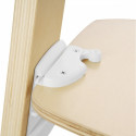 High chair for feeding Floris White Natural