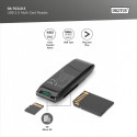 Card Reader 2-ports USB 2.0 SD/MicroSD compact black