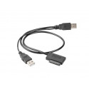 Adapter USB(M)+Power -> SATA Slim SSD (The cable)