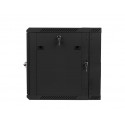 Cabinet installation hanging two sections 19 &#39;&#39; 12U 600x600mm black