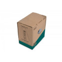 Cable teleinformatic, installation, U/UTP cat.5e 4x2xAWG24/1, wire, copper, PVC, 305m, gray