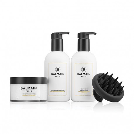 BALMAIN HAIR niisutav komplekt massaži harjaga / Moisturizing Care Set with Massage Brush