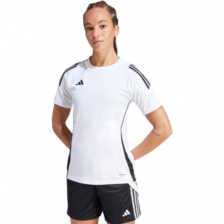 Adidas naiste särk Tiro 24 Jersey IS1024 L, valge-must
