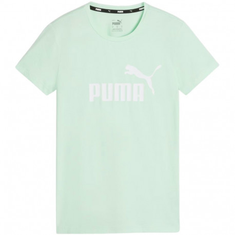 Koszulka damska Puma ESS Logo Tee miętowa 586775 90 M