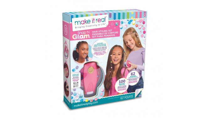 MAKE IT REAL Juuste kaunistamise komplekt Snap n´ Glam