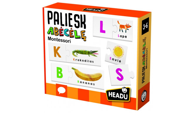 HEADU Montessori Touch Abc (In Lithuanian lang.)