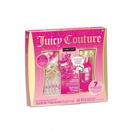 MAKE IT REAL Juicy Couture Dial Up the Style Lip Gloss Phone and DIY Lanyard