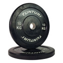 Raskusketas Tunturi Training Bumper Plate 10 kg Black