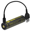 Nitecore aku NL1826R 2600mAh 3,6V microUSB (18650)
