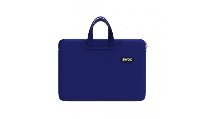 BWOO neoprene laptop bag 15" dark blue