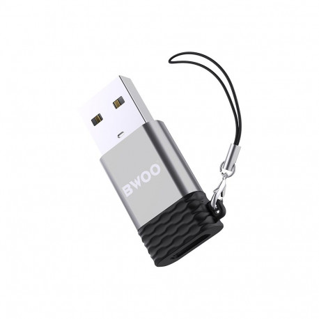 BWOO Adapter USB-C - USB Gray OTG BZ-38