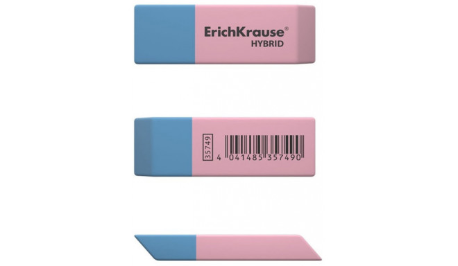 Erich Krause eraser Hybrid, blue/red