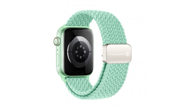 FORCELL F-DESIGN FA02 nylon magnetic strap for APPLE Watch 42 / 44 / 45 / 49 mm pistachio