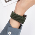 FORCELL F-DESIGN FA02 nylon magnetic strap for APPLE Watch 42 / 44 / 45 / 49 mm dark olive green