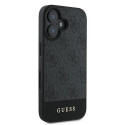 GUESS case for IPHONE 16 Plus GUHCP16MG4GLGR (PC/TPU 4G PU Bottom Stripe) grey