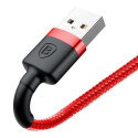 BASEUS cable USB A to Lightning 2,4A Cafule CALKLF-A09 0,5 m red black